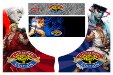 Street Fighter II (SF2) Themed Bartop Arcade Graphics