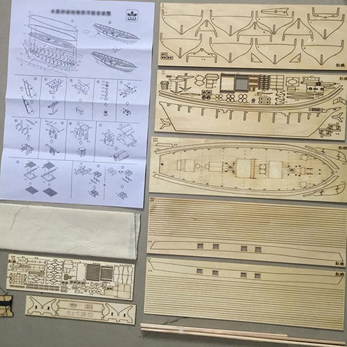 Ship assembly model kits - ,