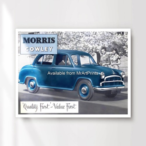 Morris cowley car advertising - car,