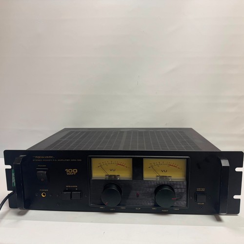 Vintage realistic stereo power - realistic,