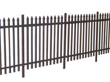 6ft wrought iron fencing -