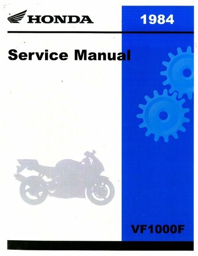1984 honda vf1000f service - honda,
