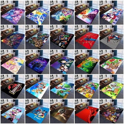 Kids characters home rug - home,