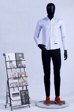  MC-1B Abstract Male Mannequin Black Matte Mannequin Male Plastic
