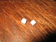 2 Nylon Pinion RC Gears 8 Teeth 0.4 Mod, 1mm Bore, 4mm O/D, 4.5 Ht thunclimsal