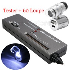 Diamond Jeweler Tool Kit Portable Gemstone Tester Selector Testing Gold LED Pro