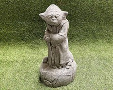 Tall Yoda Jedi Star Wars Concrete Garden Sculpture Lawn Ornament Frost Protected