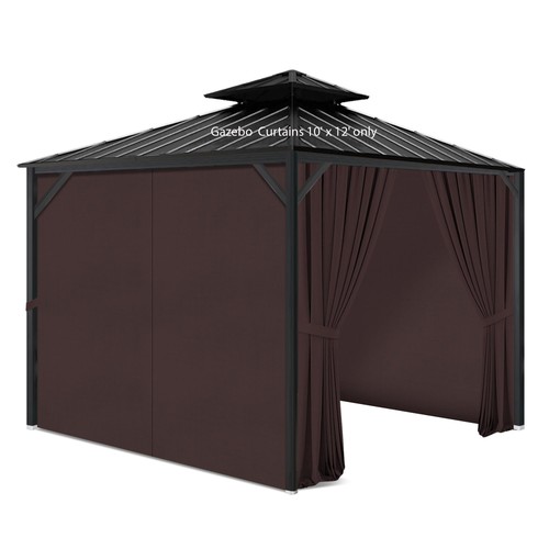 Gazebo privacy curtains - gazebo,