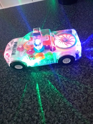 Child police car with - with, flashing