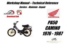 Honda PA50 CAMINO Service