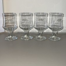 4 Vintage Irish Coffee Glasses
