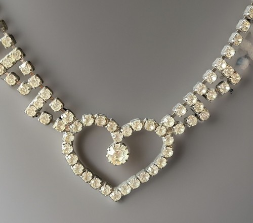 Crystal rhinestone heart - rhinestone,