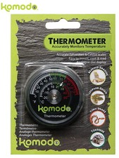KOMODO ANALOGUE ANALOG VIVARIUM THERMOMETER REPTILE TEMPERATURE GAUGE 82400