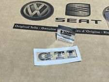 VW Golf MK5 GTI Chrome Rear Boot Badge Emblem Logo Tailgate Trunk New Genuine OE