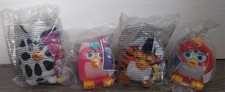 4 Retro Vintage Furby McDonald’s Happy Meal Toys 2000 2001 sealed 