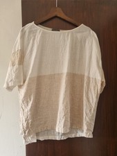 Oska linen short sleeve top