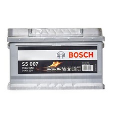 100 Bosch S5007 S5 Premium Car Battery 12V 74Ah 750CCA