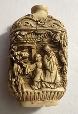 Carved Chinese Snuff Bottle