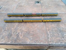 N scale Mixed Union Pacific smooth-sided lightweight passenger 6 car set used