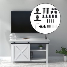 Carbon Steel Rail Set for Cabinet Doors Silent Sliding Barn Door Hardware Kit