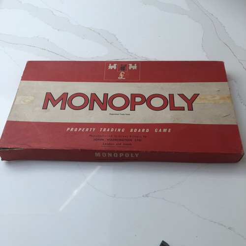 Vintage waddingtons monopoly - vintage,