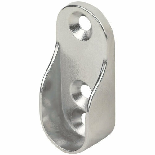 Oval rail end - rail, brackets