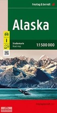 Alaska Road map !:1,500,000 by Freytag Berndt SHEET MAP (CZECH) 9783707921816