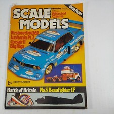 Scale Models Magazine UK Nov 1979 Vol 10 No 122 Lusitania, Beaufighter 1F, Me262