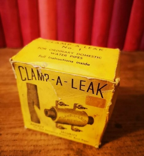 Rare clamp leak vintage - clamp-a-leak,