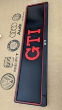 Genuine VW 'GTI' Red Number
