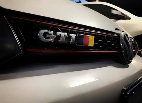 German flag car grille badge - flag,