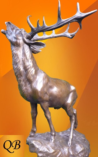 Stags bronze figurine 1920 - stags, 1920's