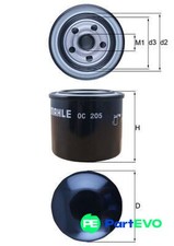 KNECHT OIL FILTER OC205 FOR