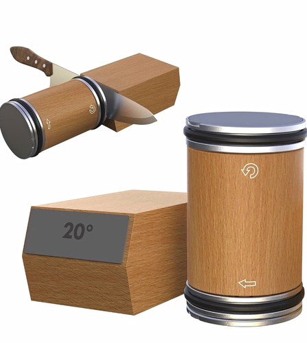 Rolling knife sharpener - rolling, for