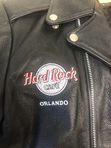 Hard rock cafe real leather - rock,