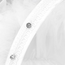 .White Flower Girl Basket