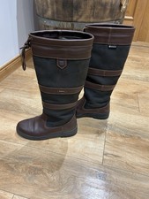 Dubarry Galway Black/ Brown Boots Size 7 (40)