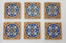 Set of 6 Antique Floor