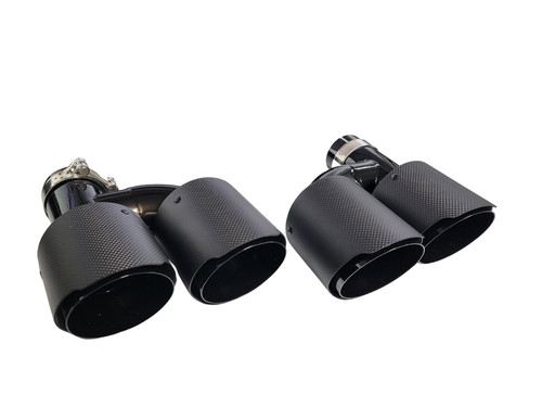 Carbon exhaust tips muffler - carbon,