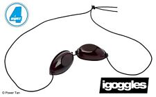 iGoggles for Sunbed/Sun Shower Tanning UVA & UVB Eyewear Protection by 4-Eyez