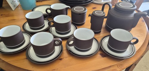 Hornsea contrast brown coffee - contrast,