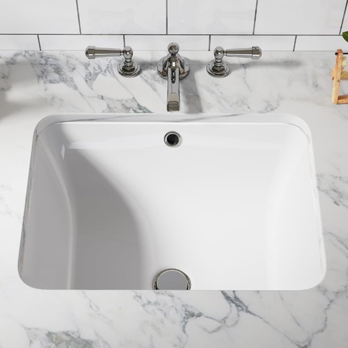 Ceramic undermount bathroom - ceramic,