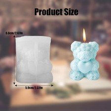Teddy Bear Silicone Candle