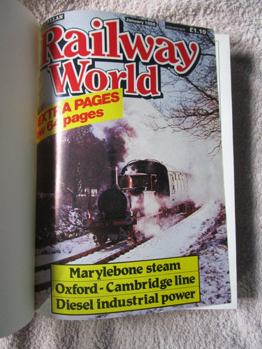Railway world bound volume - bound, 47