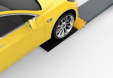 4x Low Profile Car Scissor 2 Post Vehicle Lift Up Ramp Extension /Rubber Ramps