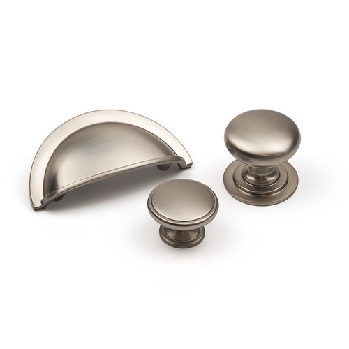 Nickel kitchen cupboard - kitchen, handle