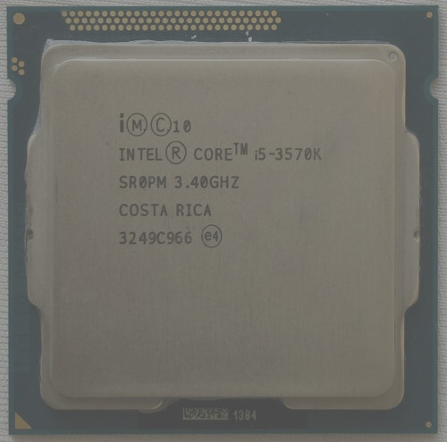 Intel core 3570k - i5-3570k, 4