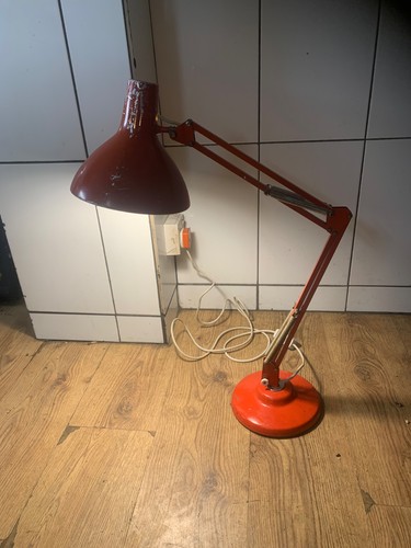 1001 anglepoise lamp light - light, red