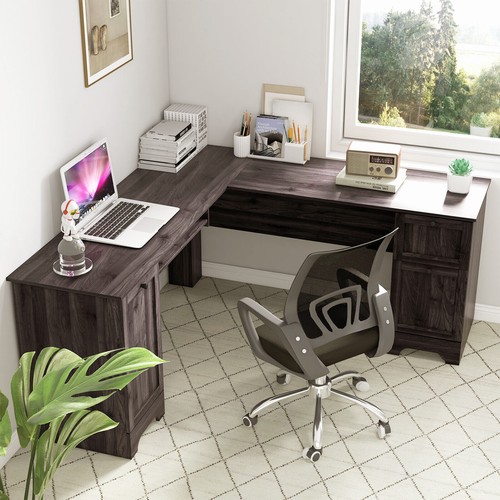 Corner computer desk home - computer,