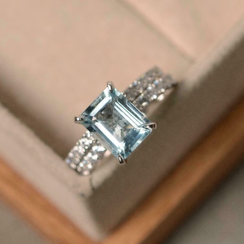 3ct simulated blue aquamarine - simulated,